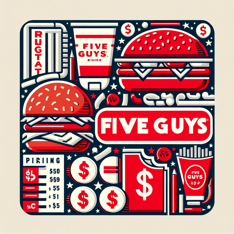 Five Guys Prices Menu