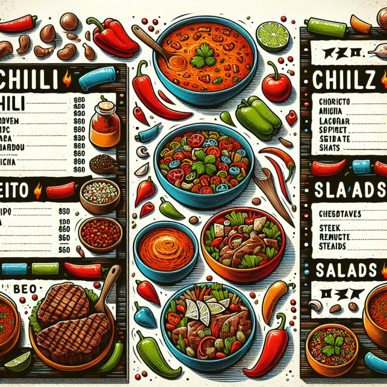 ChiliʼS Menu And Prices