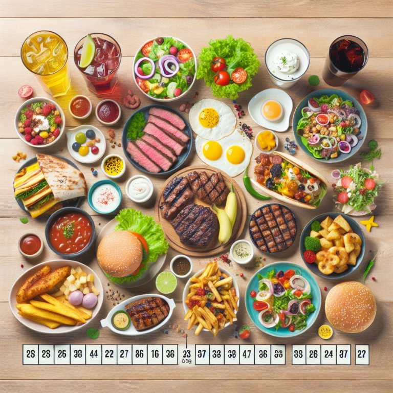 Chiliʼs Menu With Calories