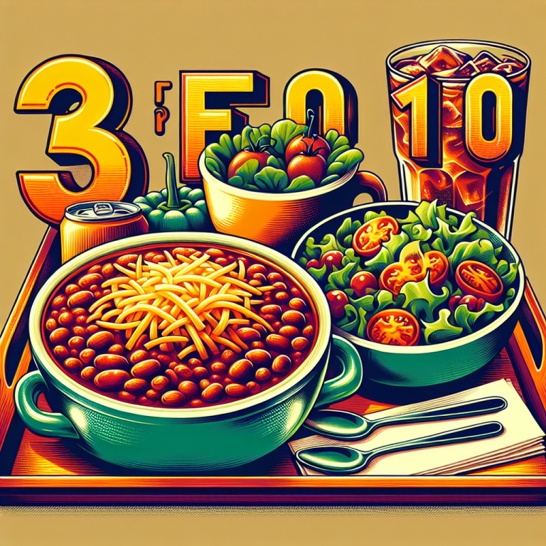 Specials Meal Chiliʼs 3 For 10 Menu