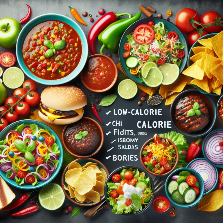 Chiliʼs Calorie Menu