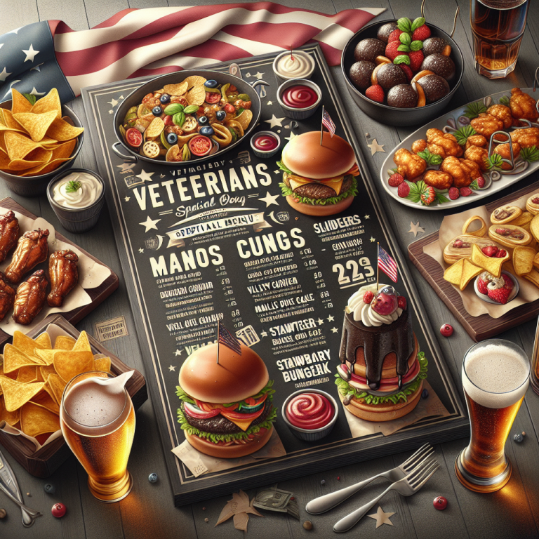 Chiliʼs Menu For Veterans Day