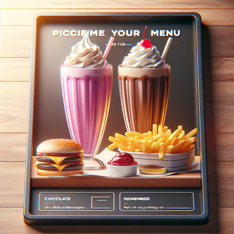 Wendyʼs Frosty Menu