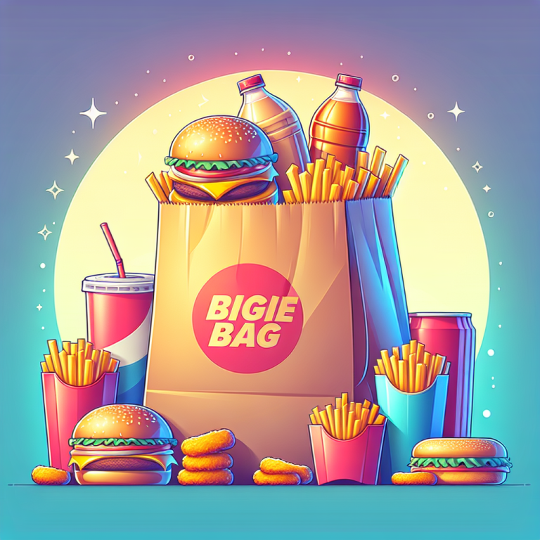 Wendyʼs Menu Biggie Bag