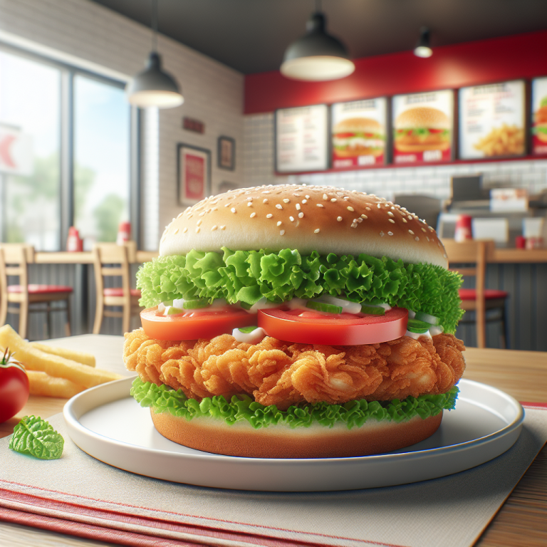 Wendyʼs Chicken Sandwich Menu