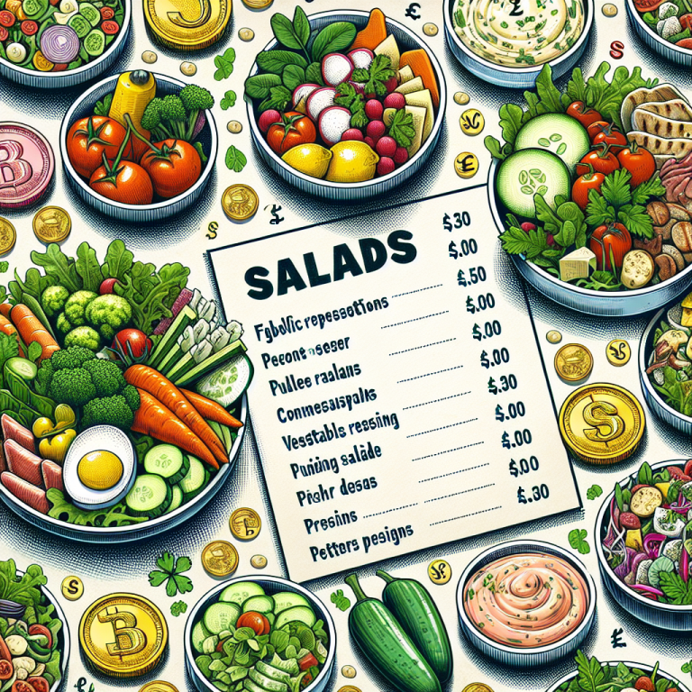 WendyʼS Salad Menu With Prices