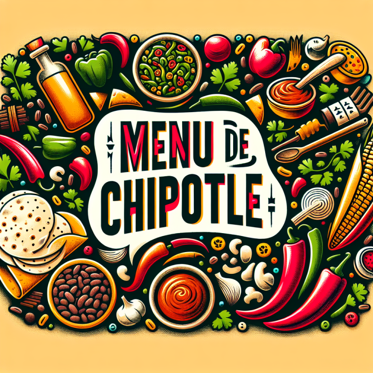 Menu De Chipotle