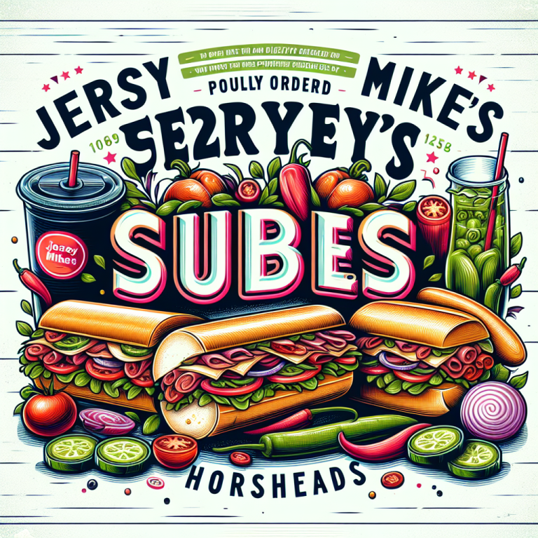 Jersey Mike’s Subs Horseheads Menu First Letter Capital Of Every Word Do Not Use Full Stop