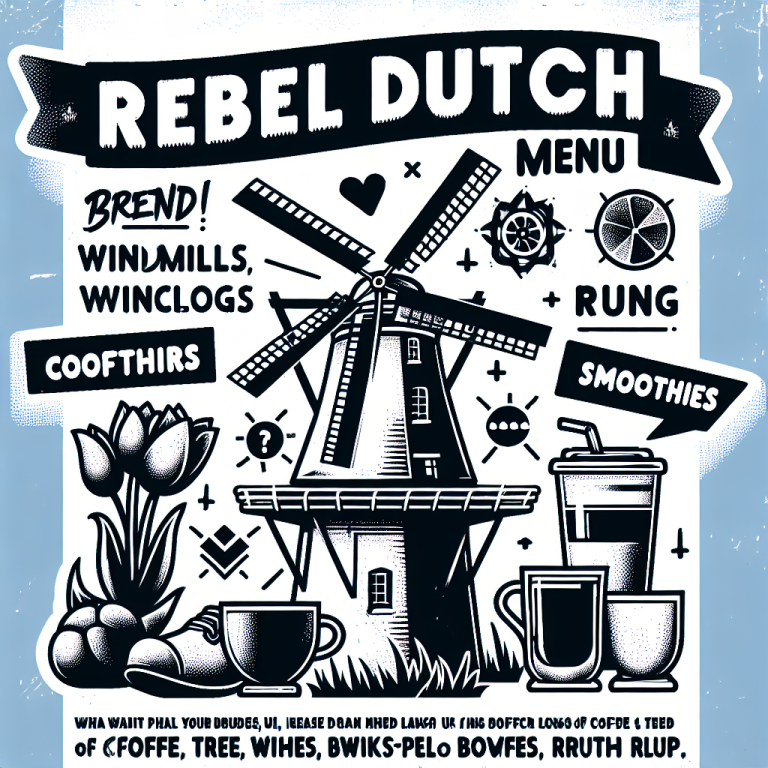 Rebel Dutch Bros Menu