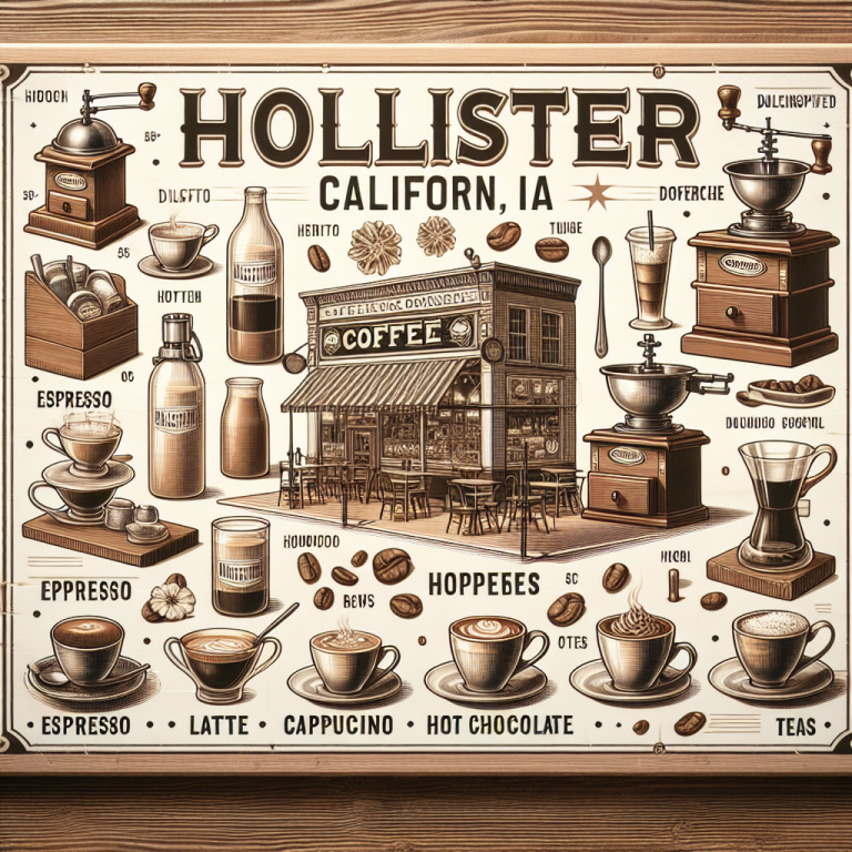 Dutch Bros Coffee Hollister Menu