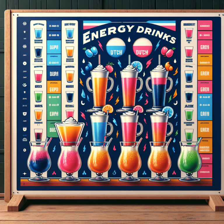 Dutch Bros Energy Drink Menu