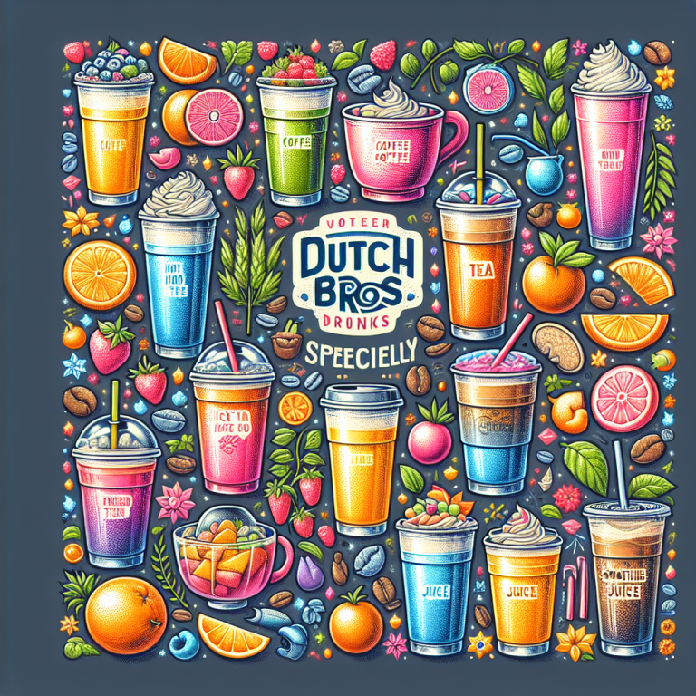 The Dutch Bros Menu