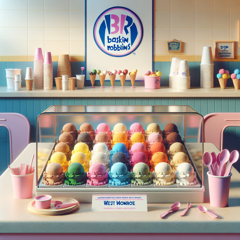 Baskin Robbins West Monroe Menu