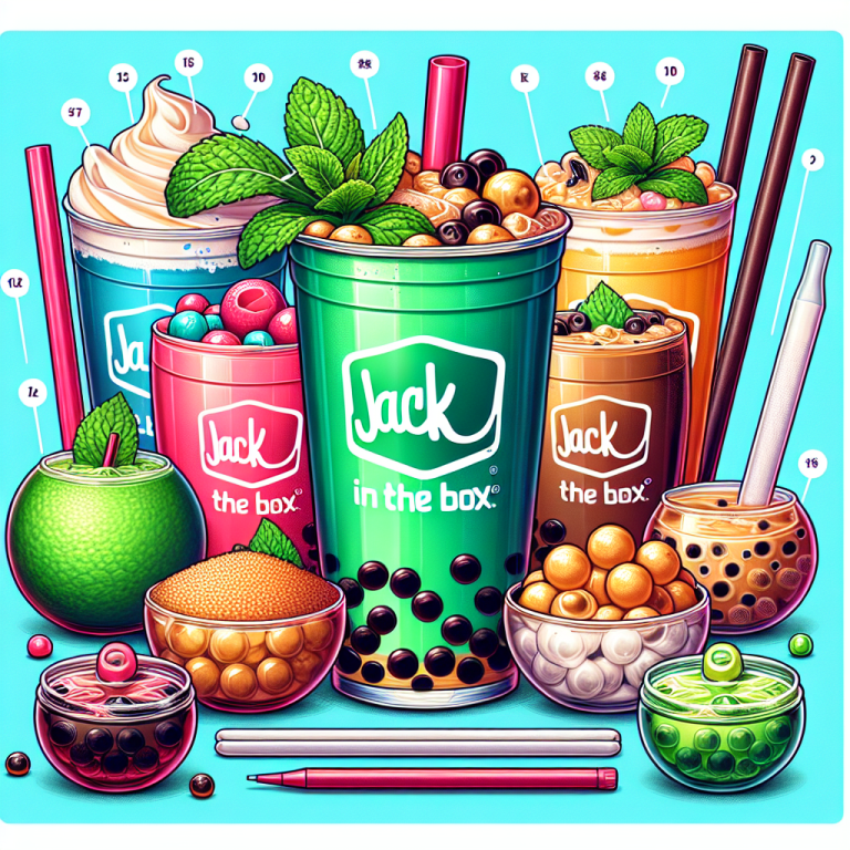 Jack In The Box Boba Menu