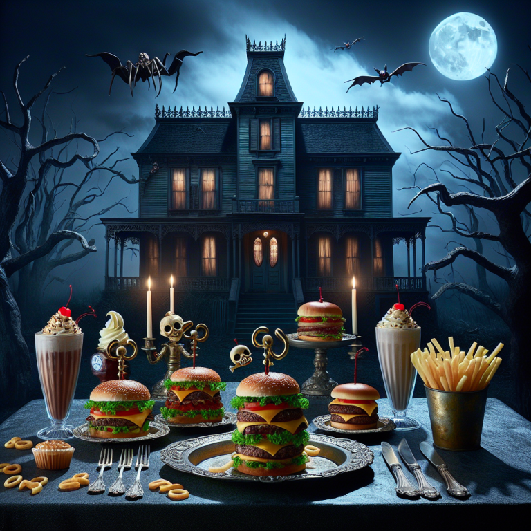 Burger King Addams Family Menu