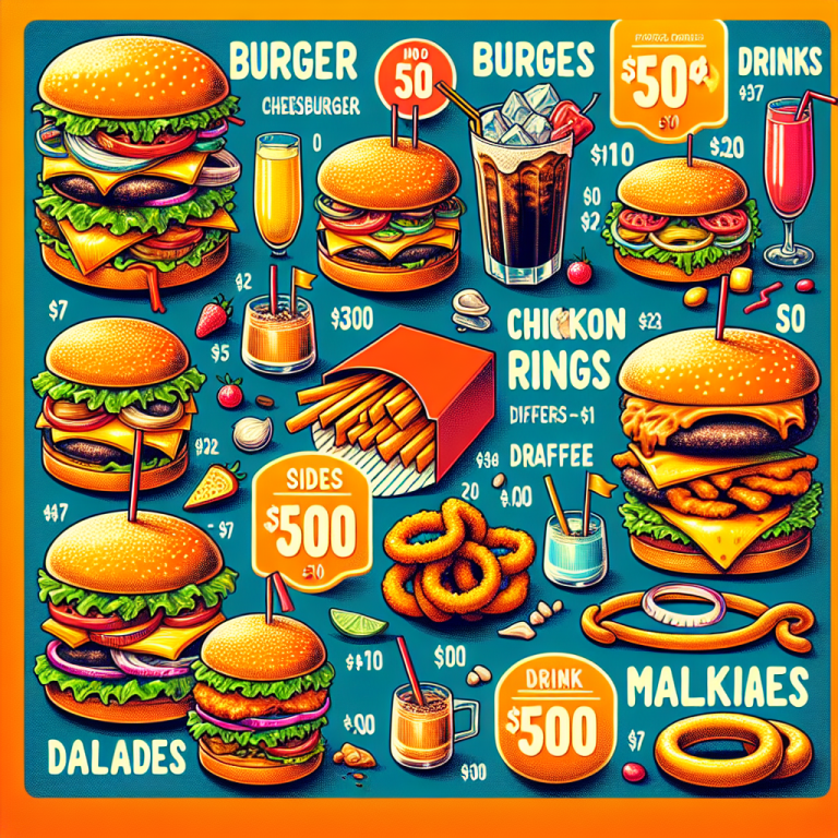 Burger King Price Menu