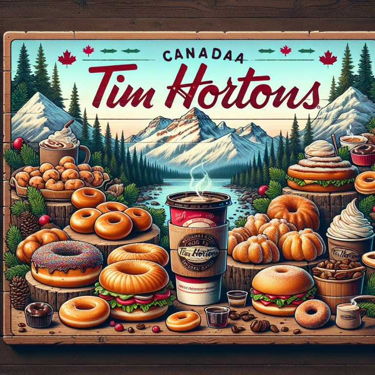 Tim Hortons Menu Canada