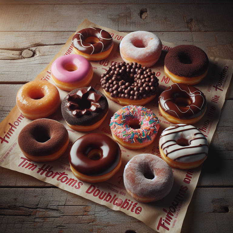 Tim Hortons Menu Donuts