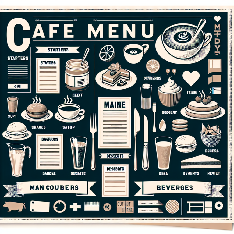 Printable Cafe Rio Menu