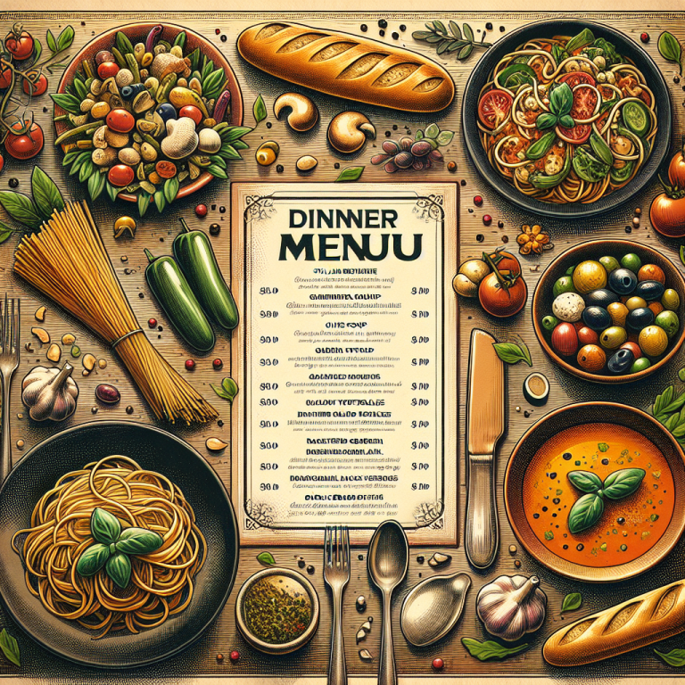 Olive Garden Dinner Menu