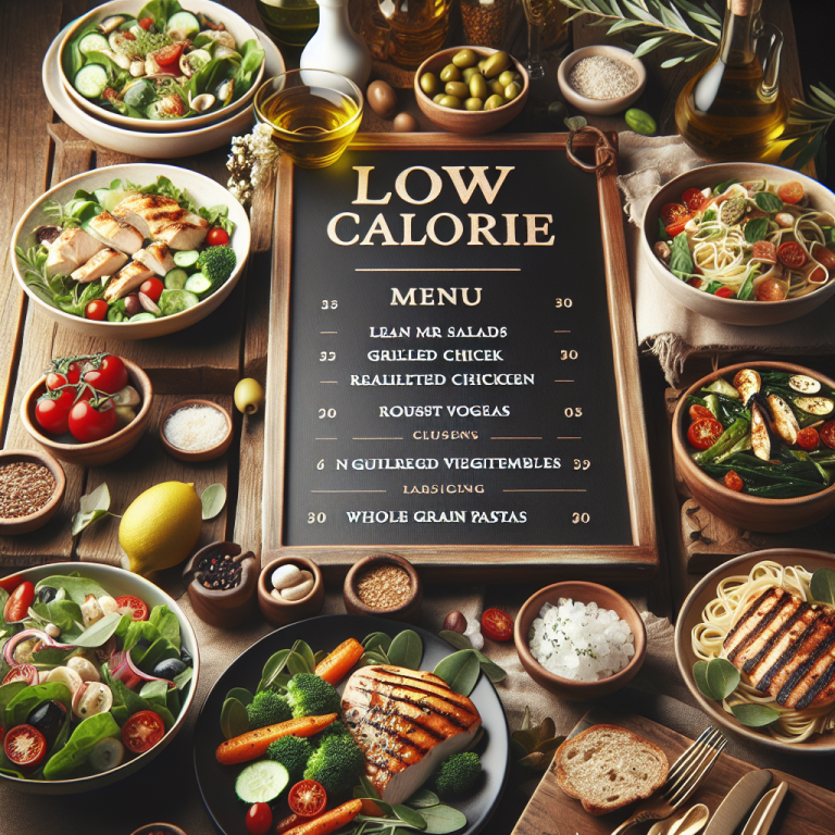 Olive Garden Low Calorie Menu