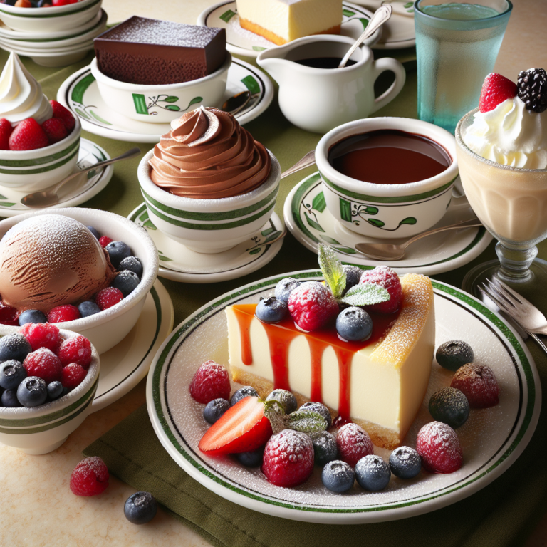 Olive Garden Gluten-Free Dessert Menu