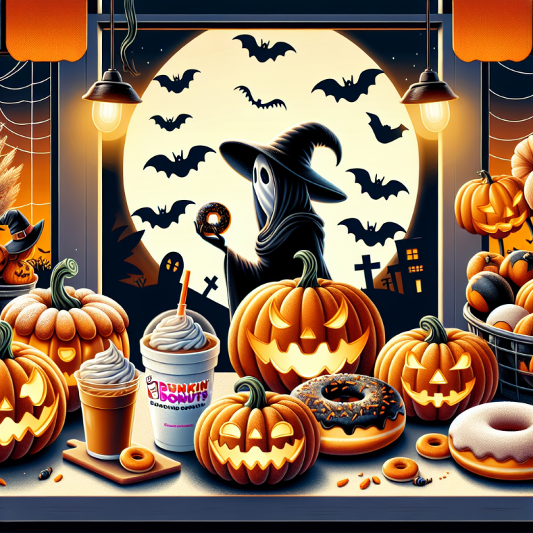 Dunkin Donuts Halloween Menu