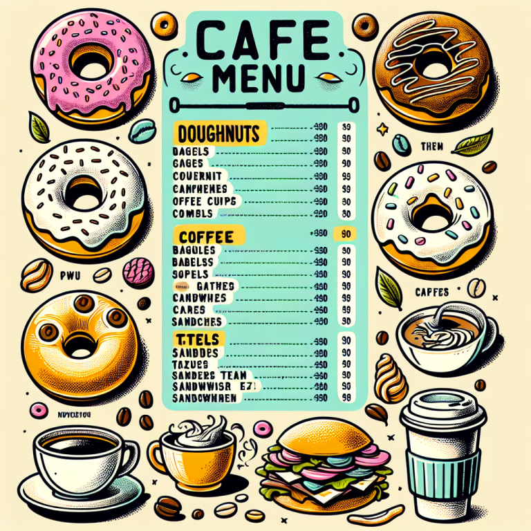 Dunkin Donuts Menu With Prices