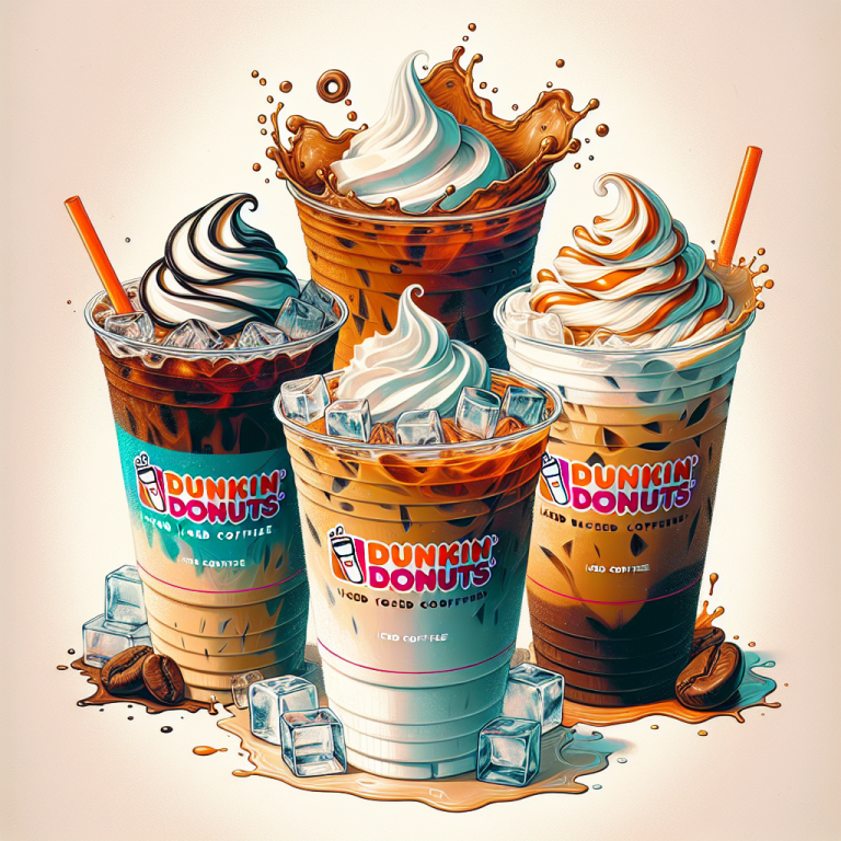 Dunkin Donuts Iced Coffee Menu