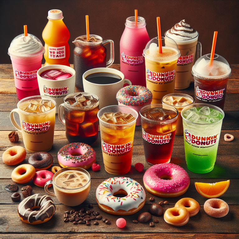 Beverage Dunkin Donuts Menu Drinks