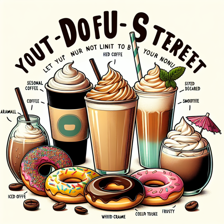 Dunkin Donuts Menu Drinks