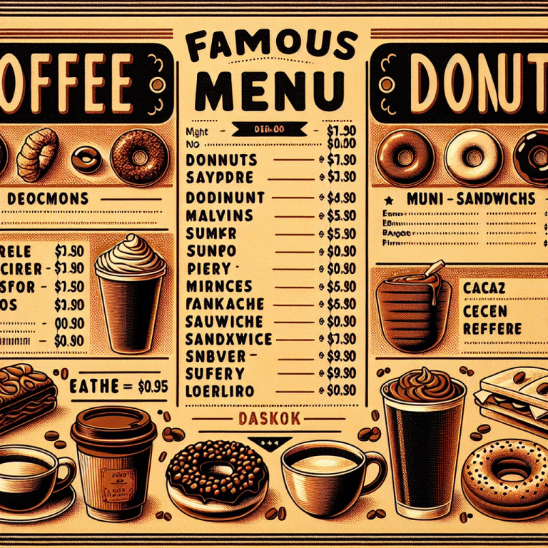 Dunkin Menu With Prices