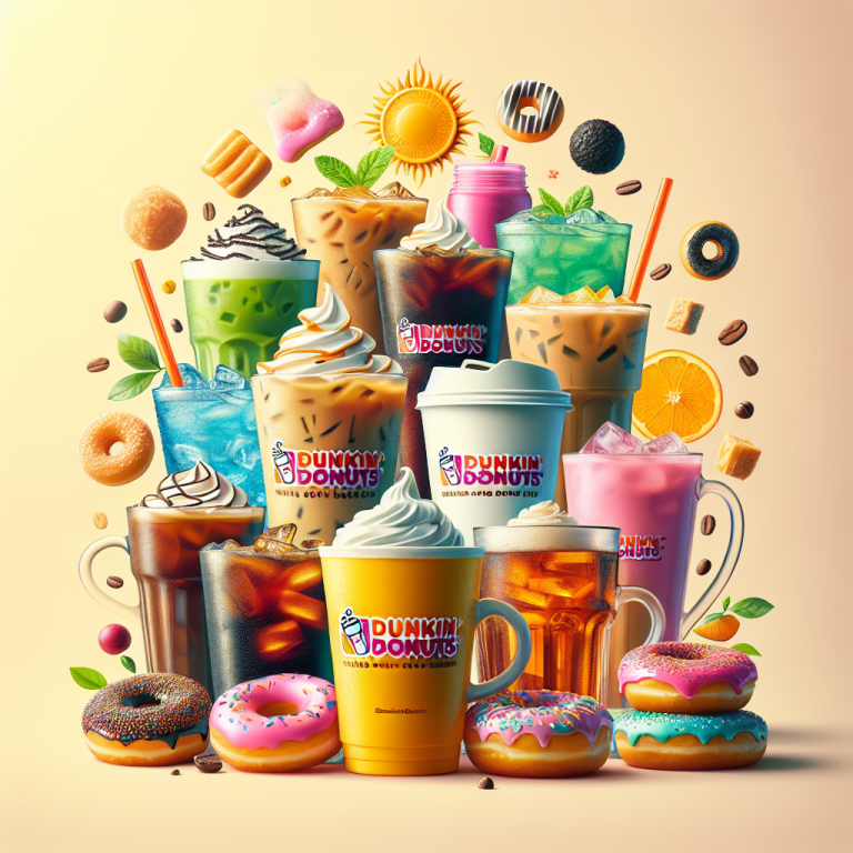 Dunkin Donuts Drinks Menu