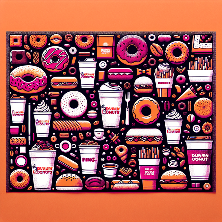 Printable Dunkin Donuts Menu