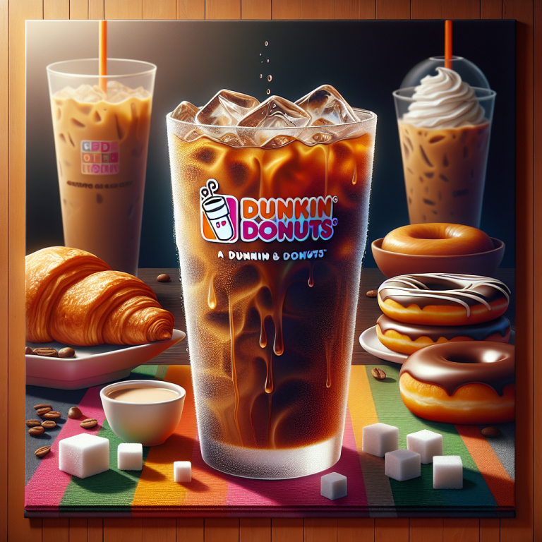 Iced Coffee Dunkin Donuts Menu