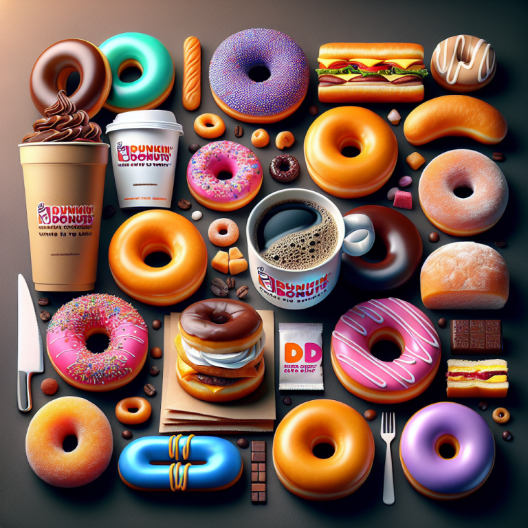 Dunkin Donuts Menu Usa