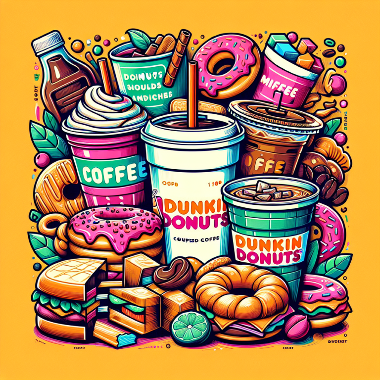 Dunkin Donuts Menu Coffee