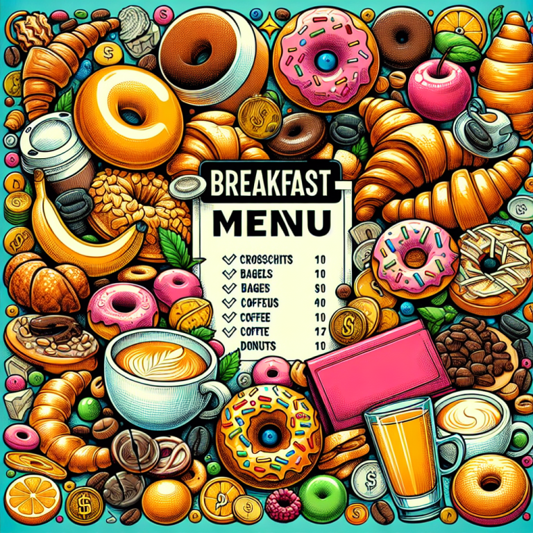 Dunkin Donuts Breakfast Menu With Prices