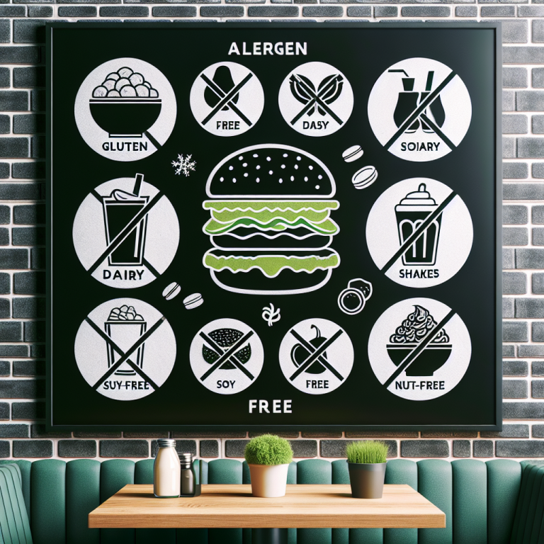 Shake Shack Allergen Menu