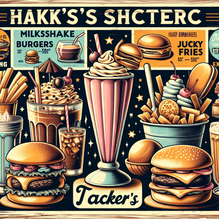 TackerʼS Shake Shack Menu