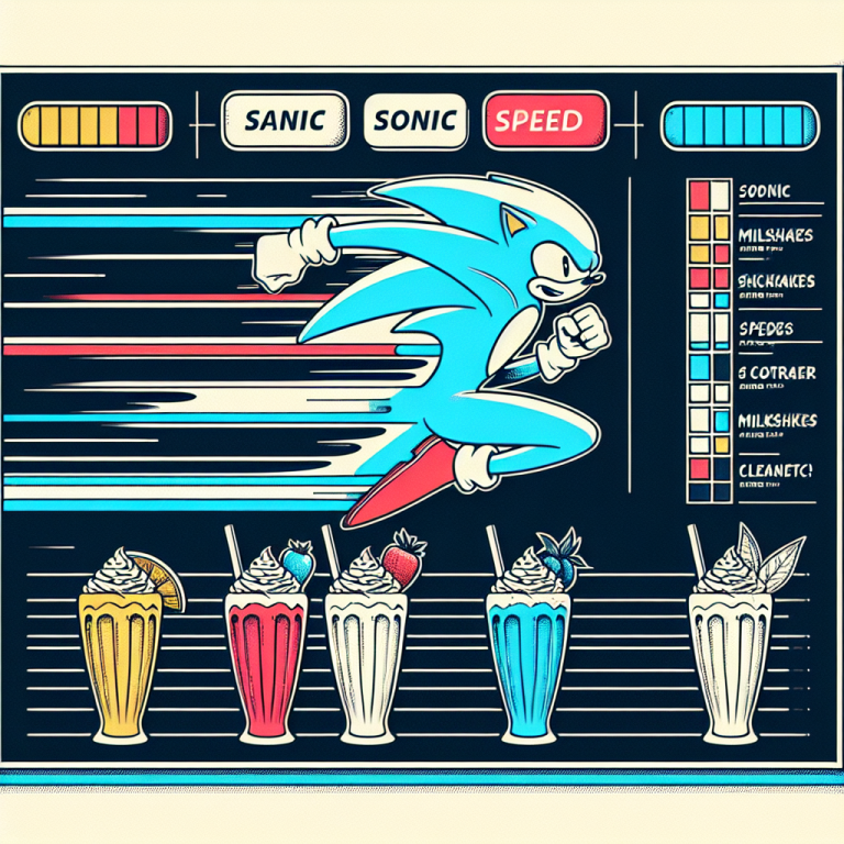 Sonic Shake Menu