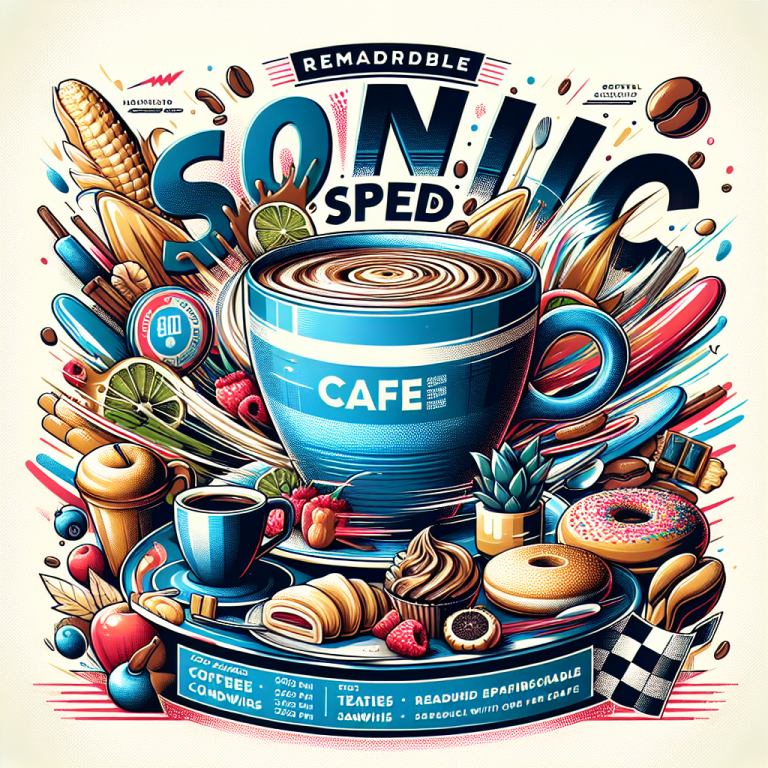 Sonic Speed Cafe Menu