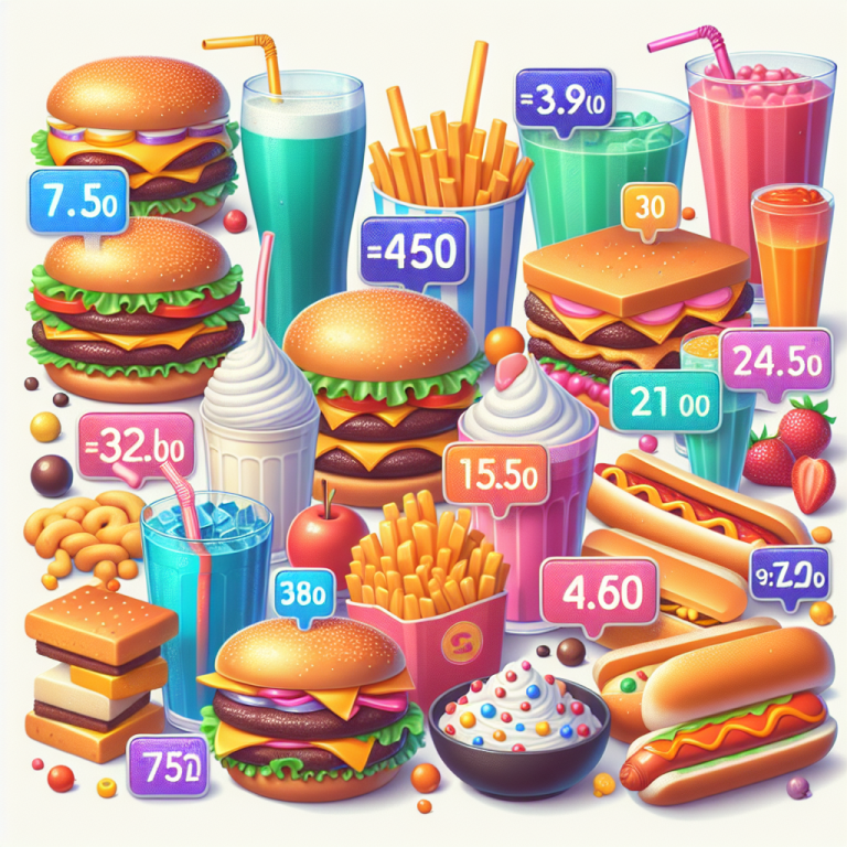 Sonic Menu Calories