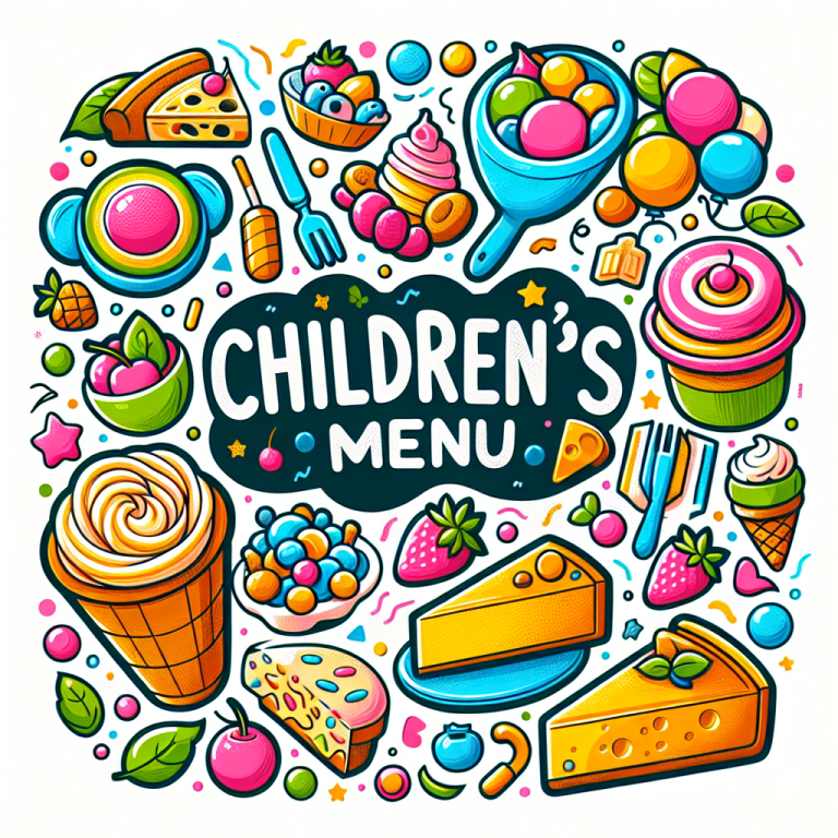 Cheesecake Factory Kids Menu