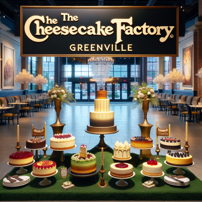 The Cheesecake Factory Greenville Menu