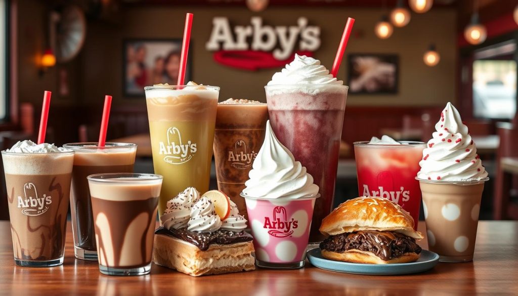 Arby's drinks and desserts