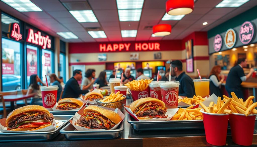 Arby's happy hour discounts