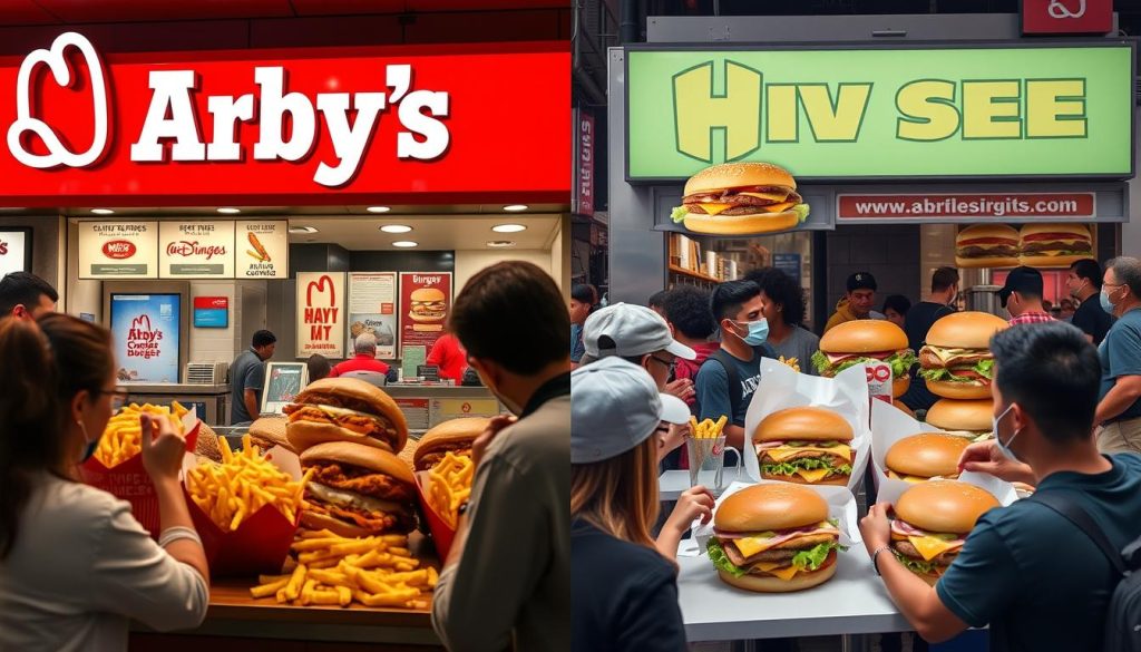 Arby's vs. competitors