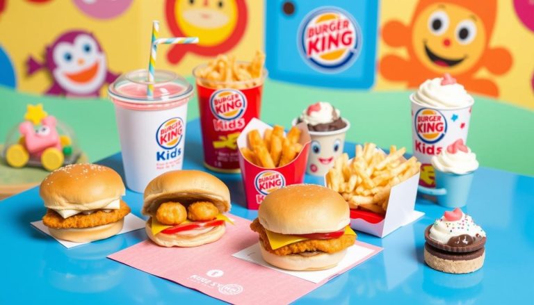 Burger King Kids Menu