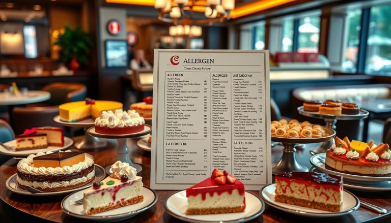 Cheesecake Factory Allergen Menu